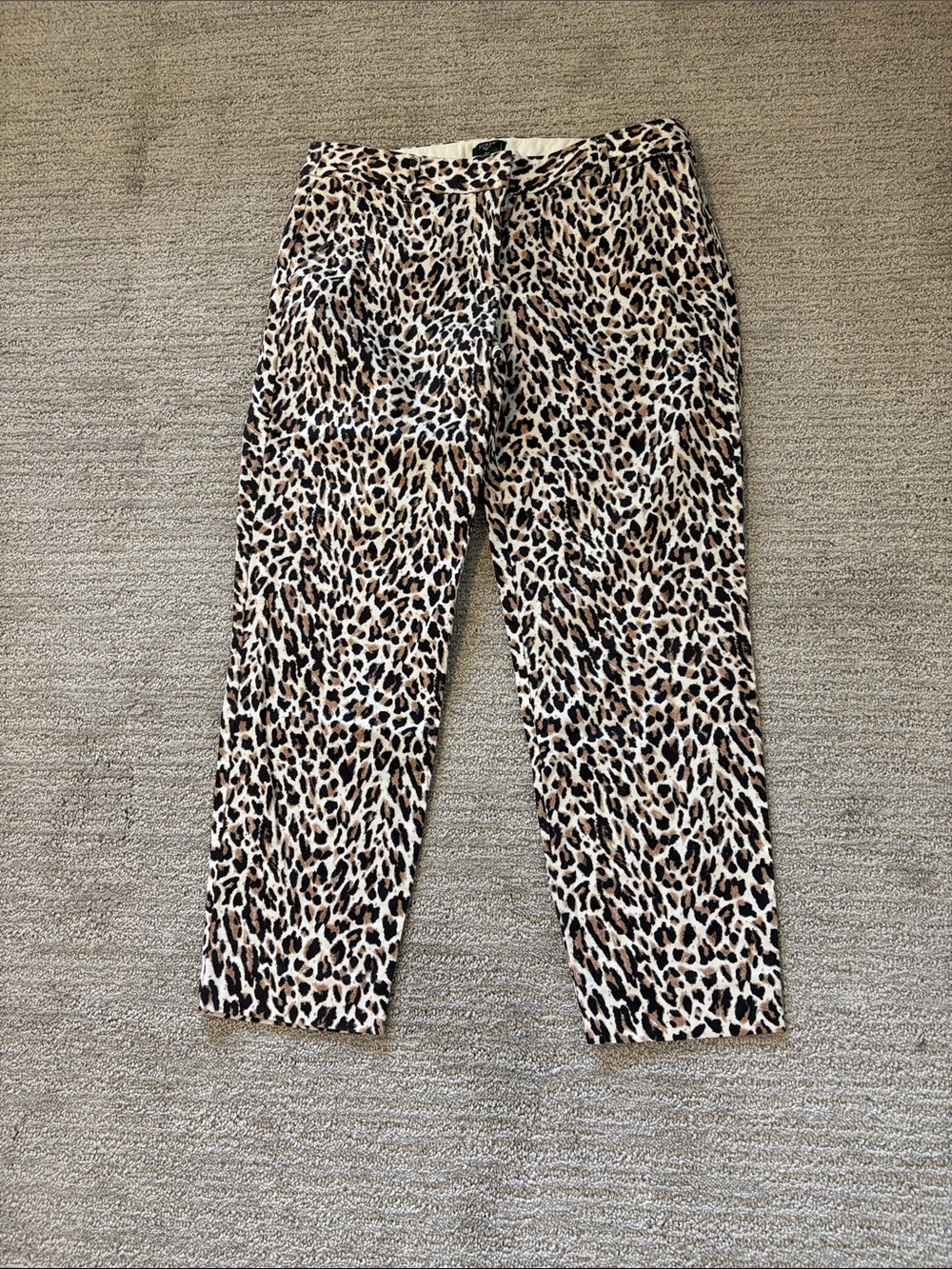 J. Crew Leopard Print Pants